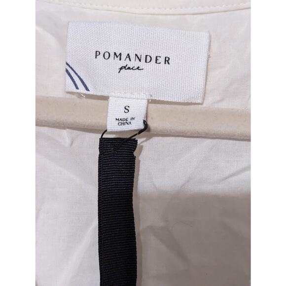 Pomander Place Tuckernuck Mini Dress Small Ivory Crochet Lace Bell Sleeve Boho - Picture 7 of 13